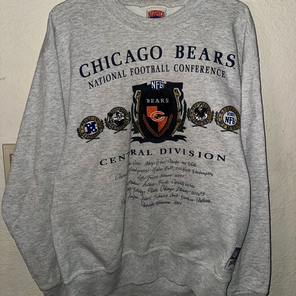 Vintage Nutmeg Chicago Bears Crewneck